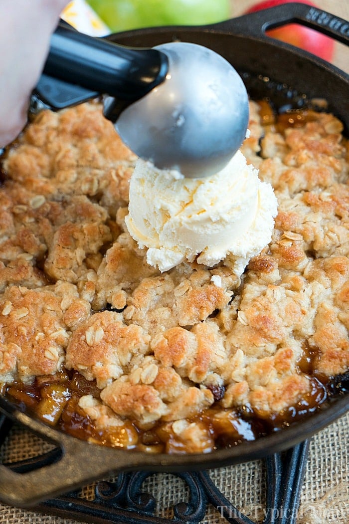 apple crisp with oats