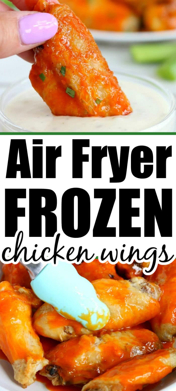 Frozen Chicken Wings in Air Fryer + Ninja Foodi Frozen Wings