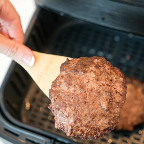 How to Cook Air Fryer Frozen Hamburgers Ninja Foodi Burgers