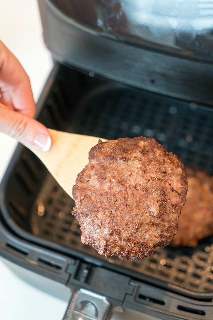 Air Fryer Frozen Hamburgers - Ninja Foodi Hamburgers - Fresh or Frozen