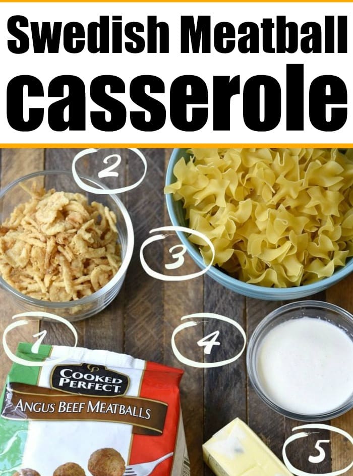 Easy Swedish Meatball Casserole Recipe · The Typical Mom