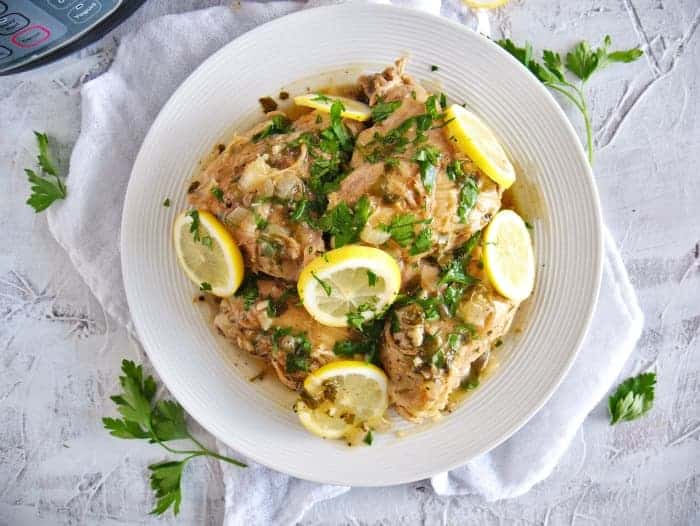 Instant Pot Lemon Garlic Chicken {Pressure Cooker} - Graceful Little Honey  Bee