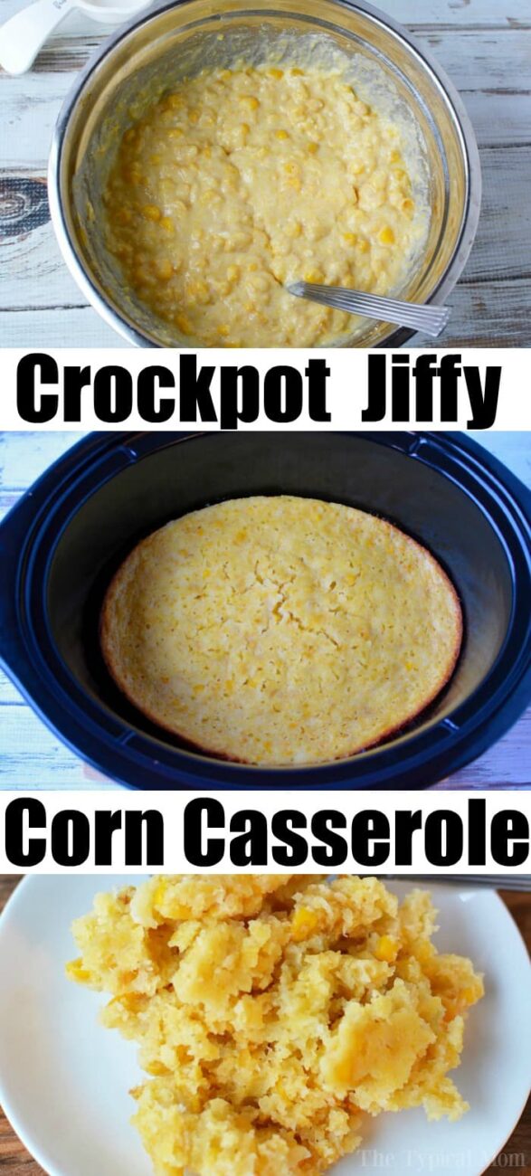Jiffy Easy Crockpot Corn Casserole Recipe Slow Cooker