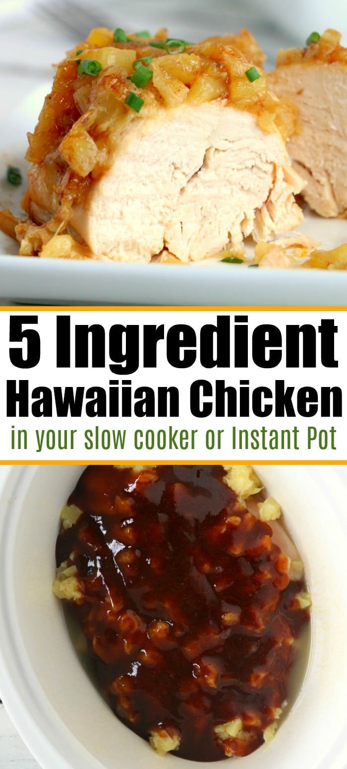Slow Cooker Crockpot Hawaiian Chicken with Pineapple Recipe