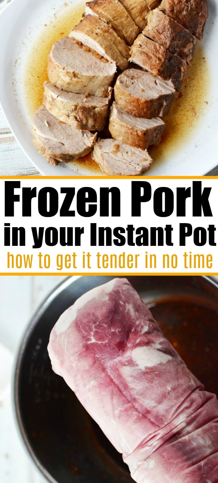 Frozen Pork Loin in Instant Pot Ninja Foodi Frozen Pork Loin