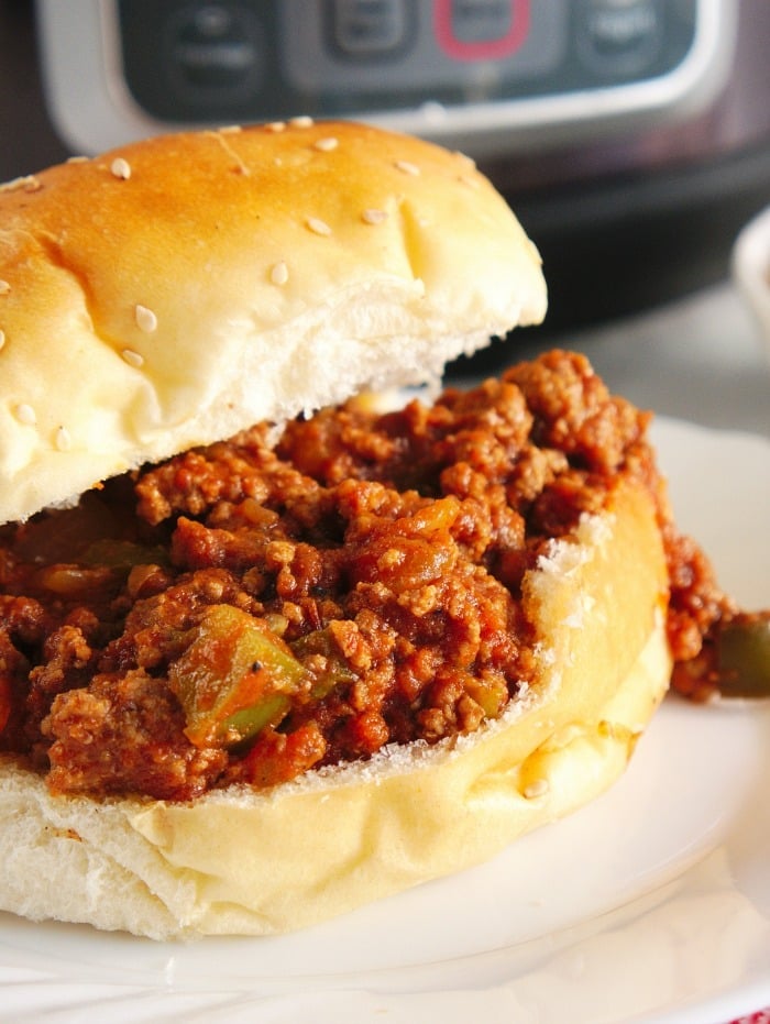 Ground turkey sloppy discount joes instant pot