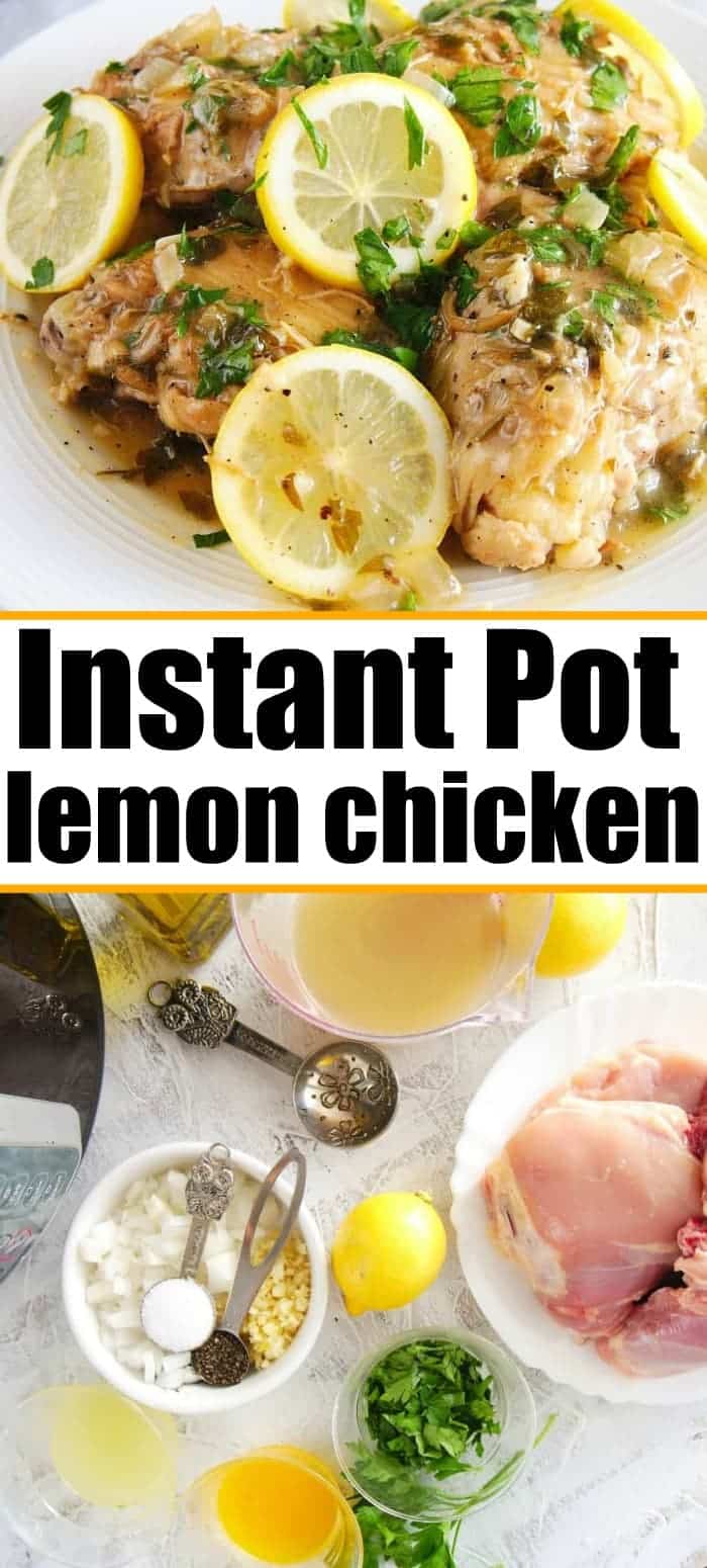 Instant Pot Lemon Garlic Chicken Ninja Foodi Lemon Chicken
