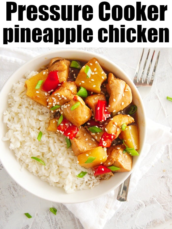 Sweet Ninja Foodi Pineapple Chicken · The Typical Mom