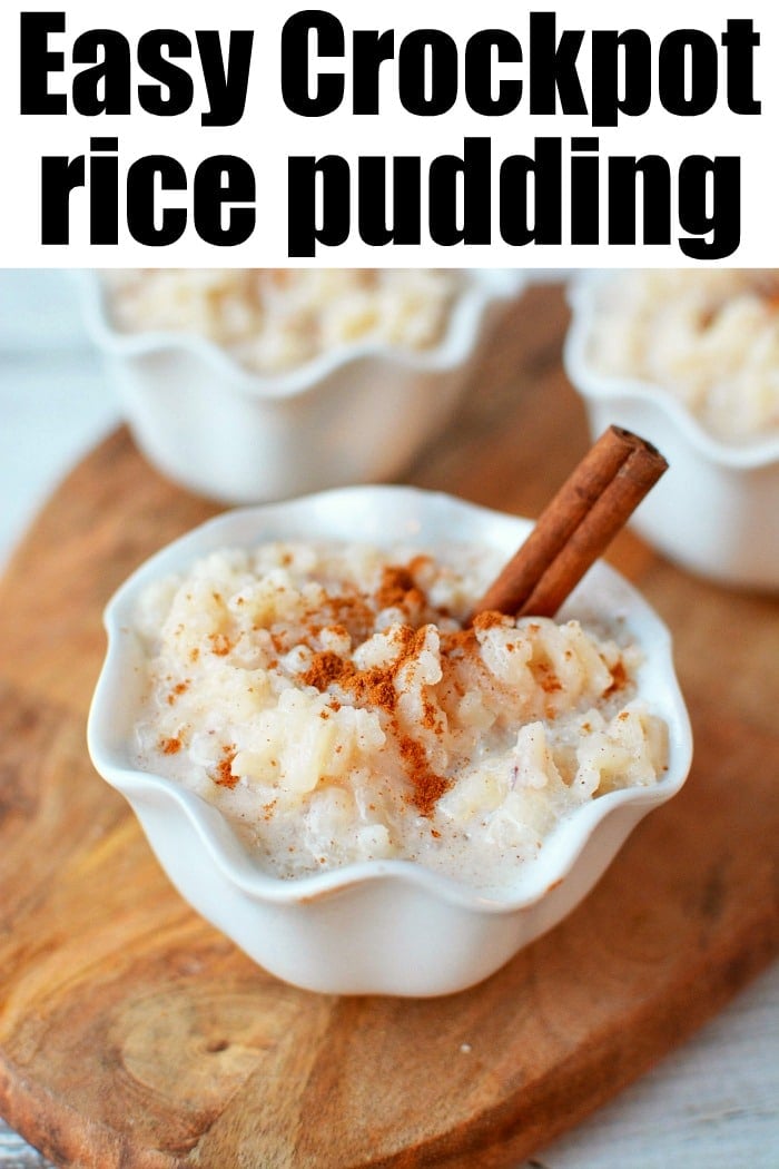 Slow Cooker Rice Pudding Minute Rice Dairy Free Coconut Milk