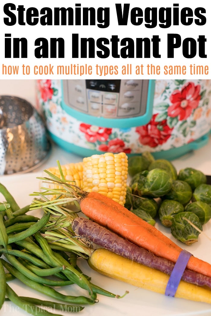 mixed instant pot steamed vegetables