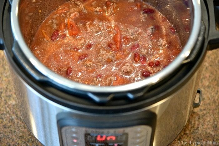 Easy instant discount pot chili recipe