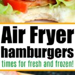 air fryer hamburgers