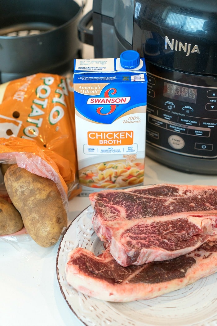 Instant Pot Steak and Potatoes - Ninja Foodi Steak Recipe