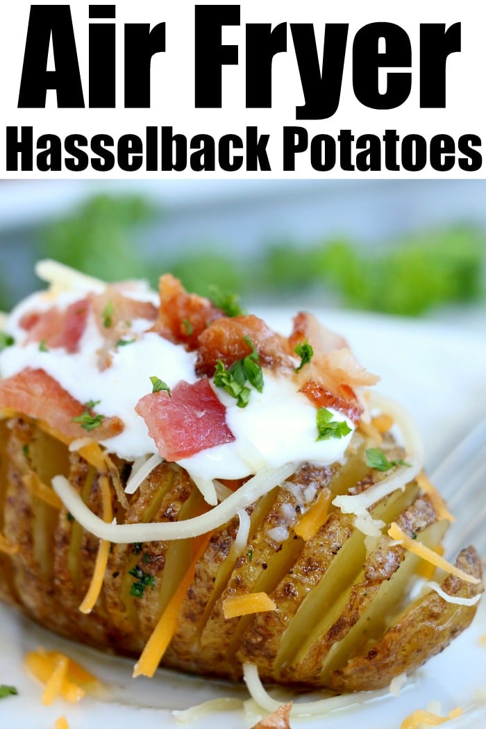 Make this delicious Hasselback loaded potatoes in the Ninja® Foodi