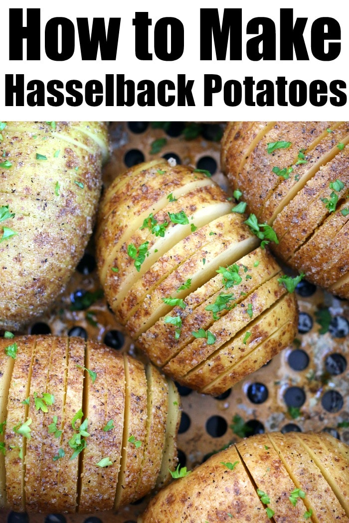 Make this delicious Hasselback loaded potatoes in the Ninja® Foodi