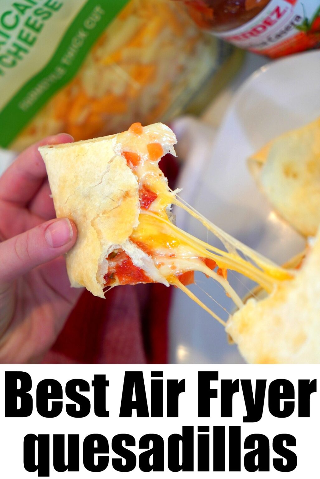 Cheese Air Fryer Quesadilla Chicken Ninja Foodi Quesadilla