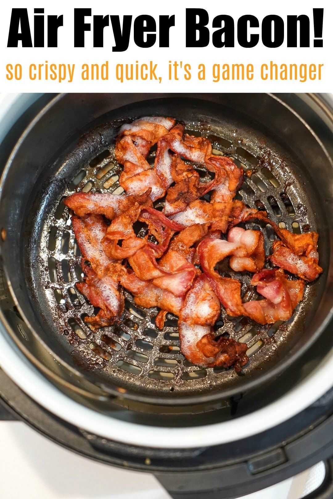 8-minute Air Fryer Bacon - Scrummy Lane