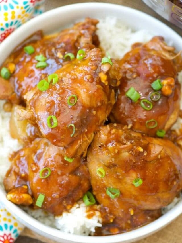 Pressure Cooker Teriyaki Chicken Thighs · The Typical Mom