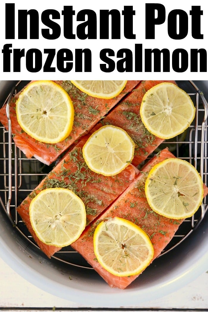 Instant pot salmon online recipes frozen