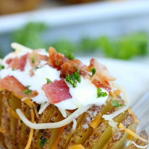 Air Fryer Hasselback Potatoes Ninja Foodi Hasselback Potatoes