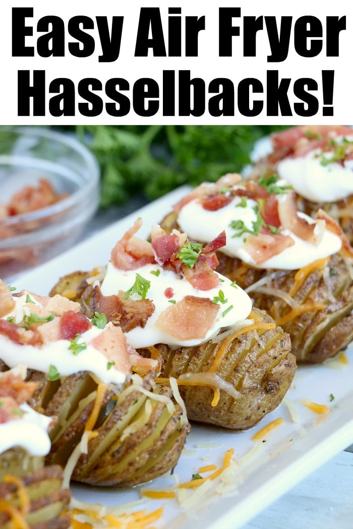 Make this delicious Hasselback loaded potatoes in the Ninja® Foodi