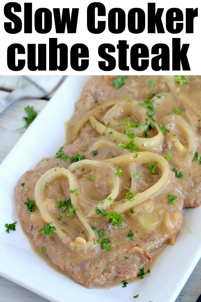 Easy Slow Cooker Cube Steak The Typical Mom