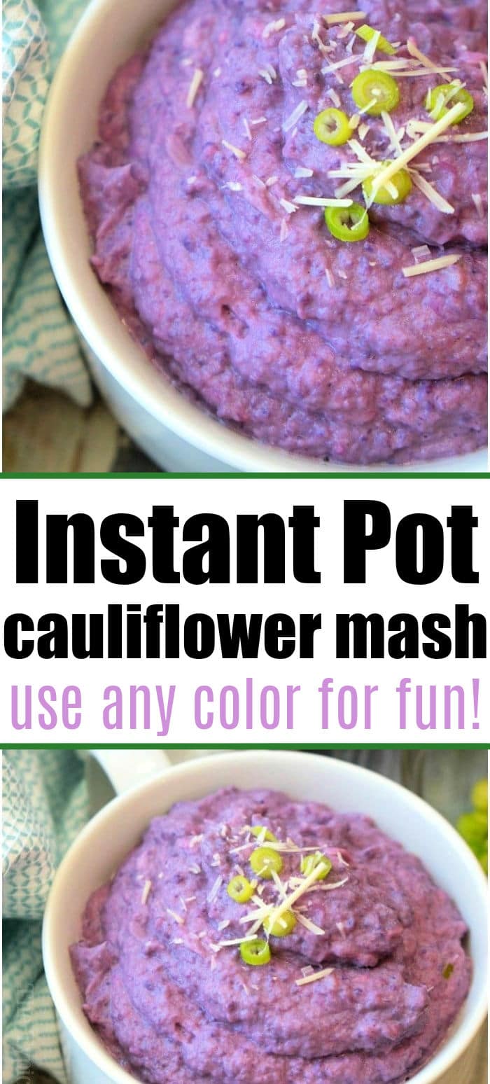 Instant Pot Mashed Cauliflower Ninja Foodi Mashed Cauliflower