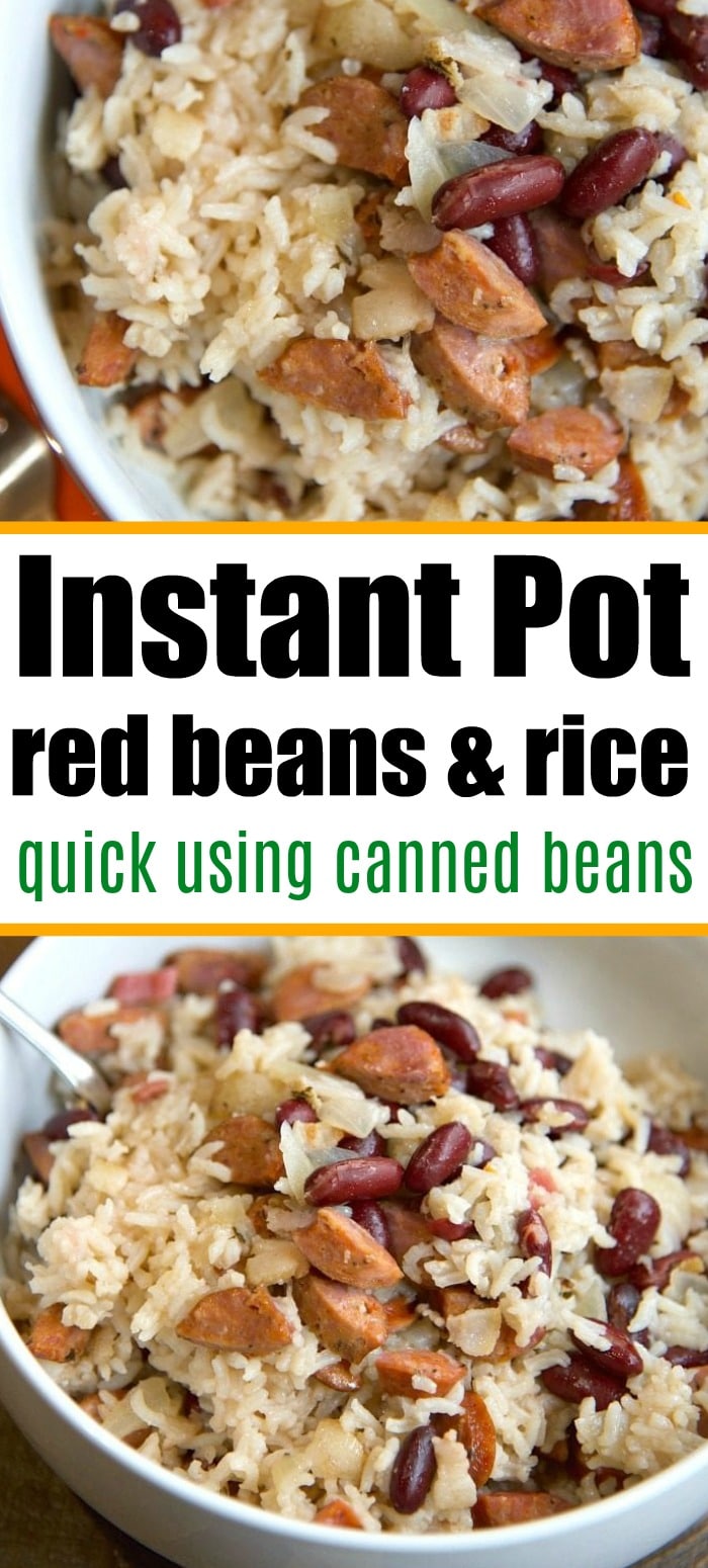 Instant Pot Red Beans and Rice - Ninja Foodi Red Beans and Rice