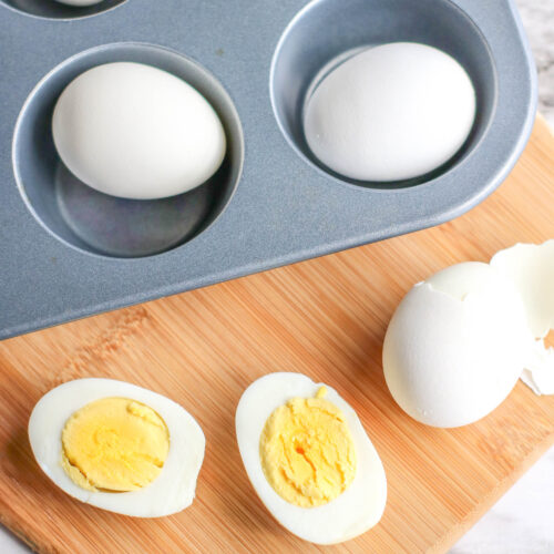 How to Hard Boil Eggs in Oven Muffin Tin Hard Boiled Eggs