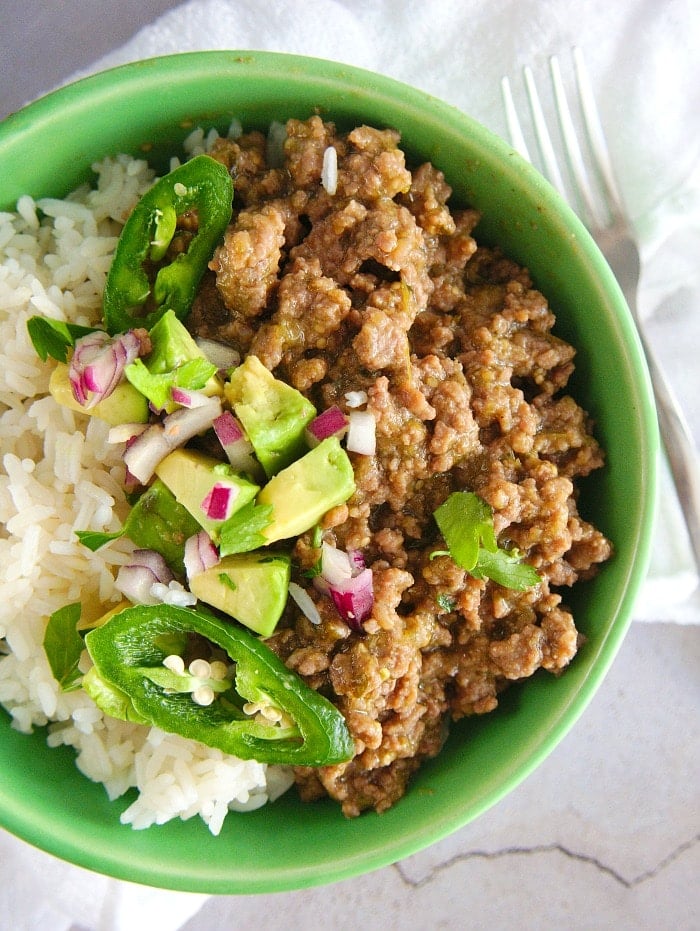 Instant pot ground online beef tacos