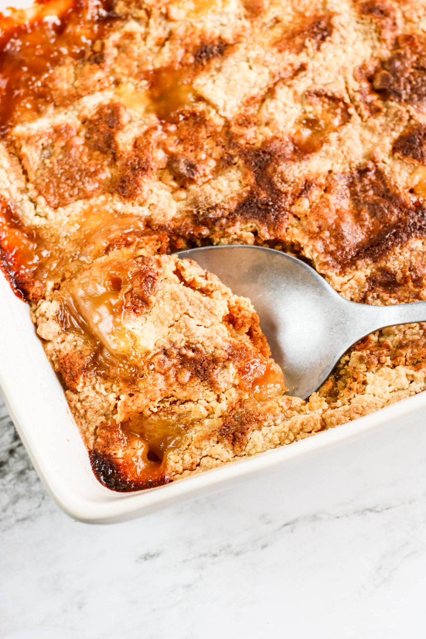 Peach Cobbler Dump Cake