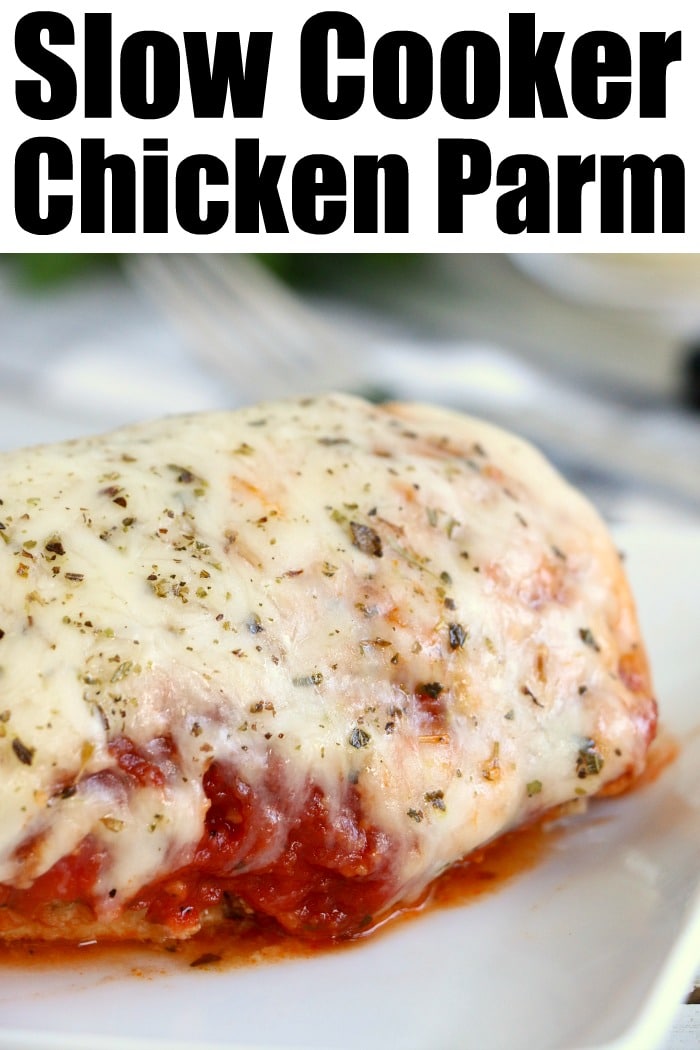 Easy Slow Cooker Chicken Parmesan Fresh or Frozen Chicken