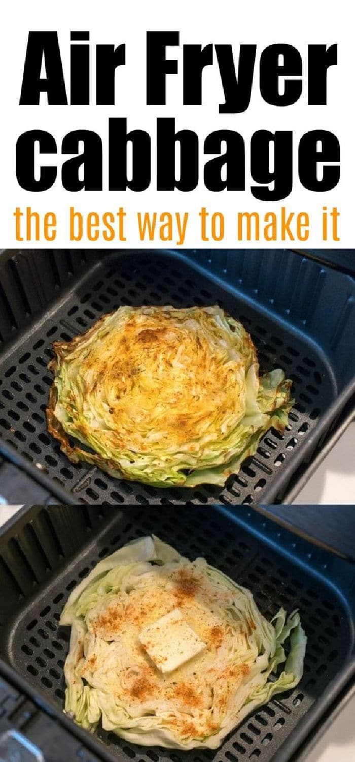 BEST Air Fryer Cabbage Steaks or Wedges Ninja Foodi Cabbage