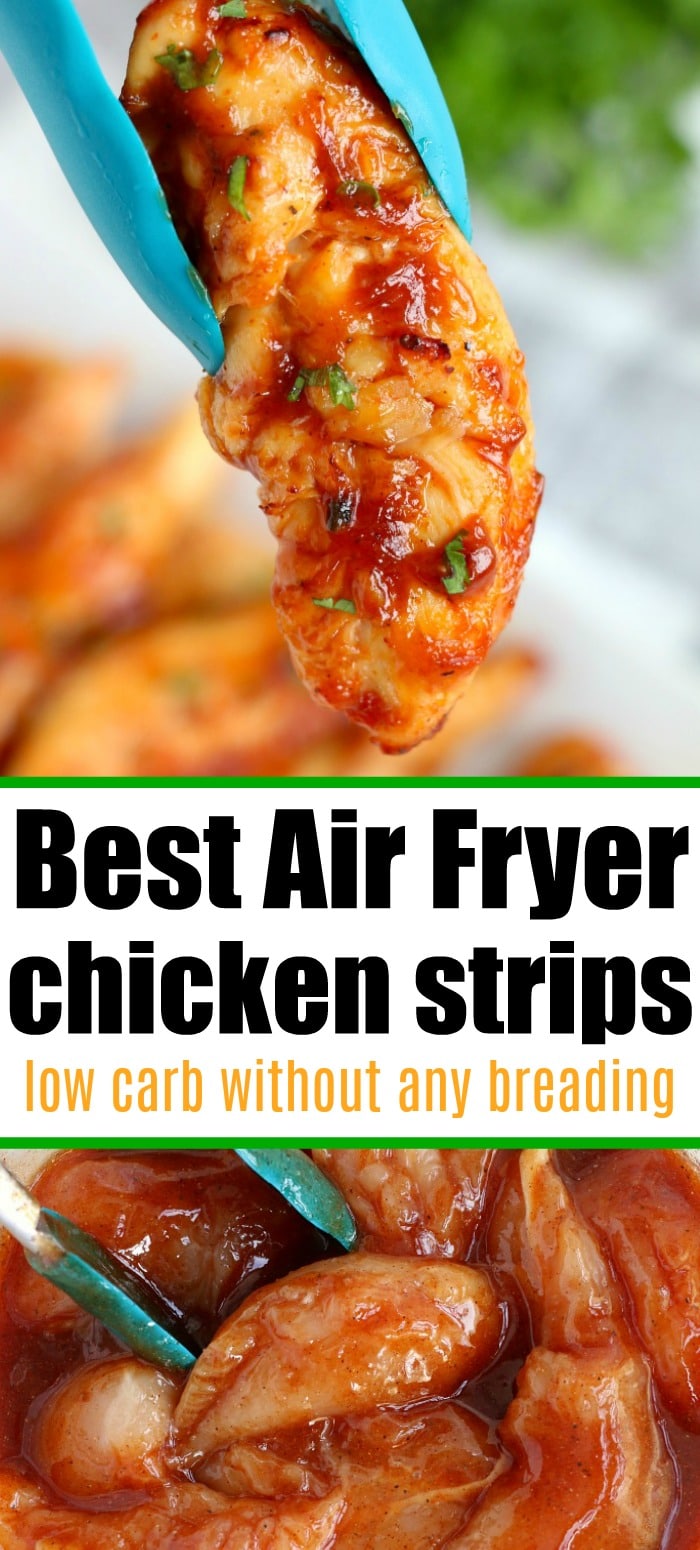 Air Fryer Chicken Tenders No Breading Marinated No Egg