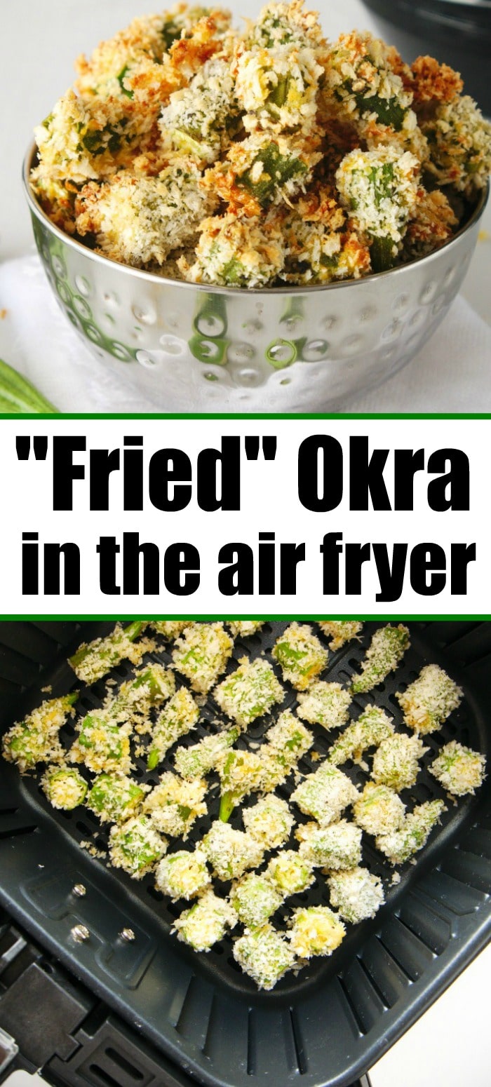 Breaded Crispy Air Fryer Okra Bites - Ninja Foodi Air Fryer Okra