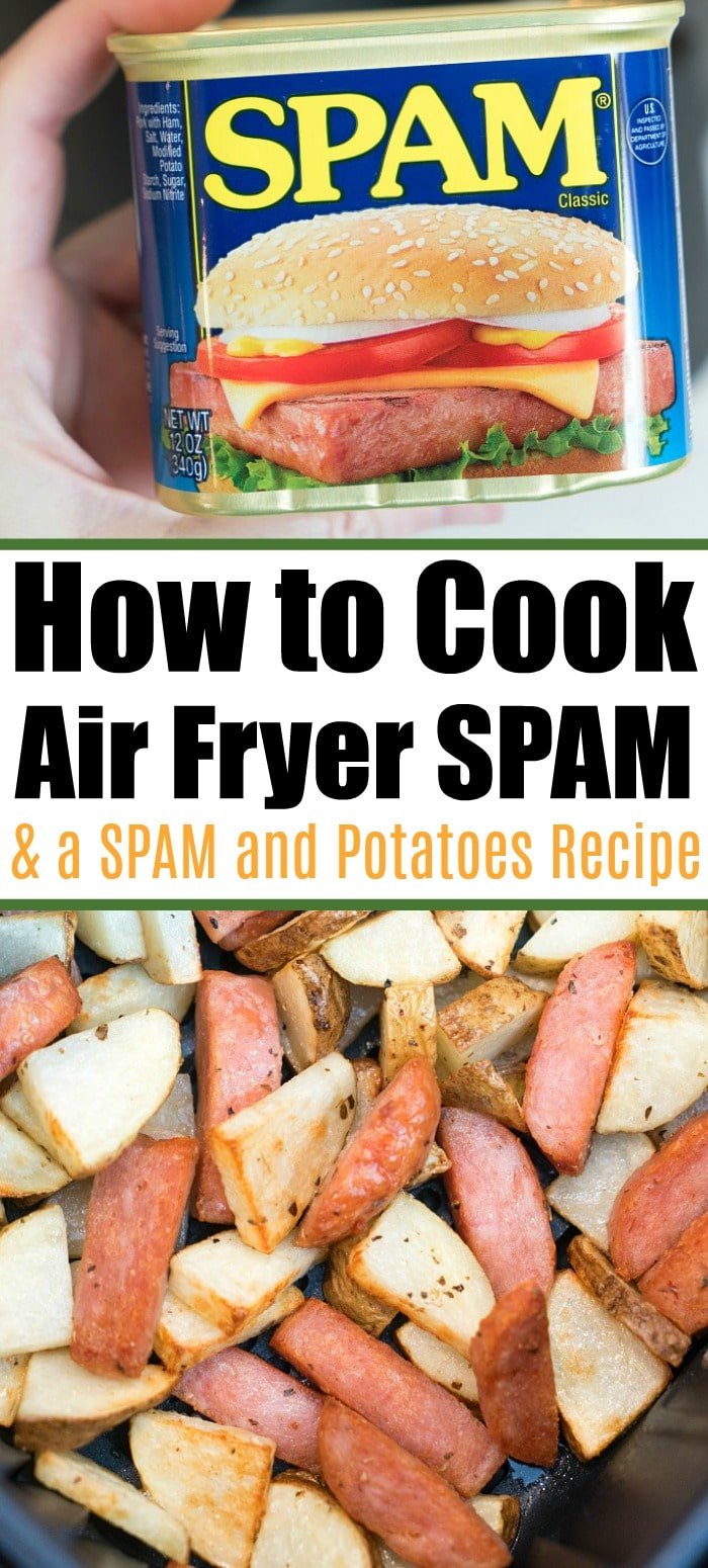 Air Fryer Spam with Potatoes or without Ninja Foodi Spam