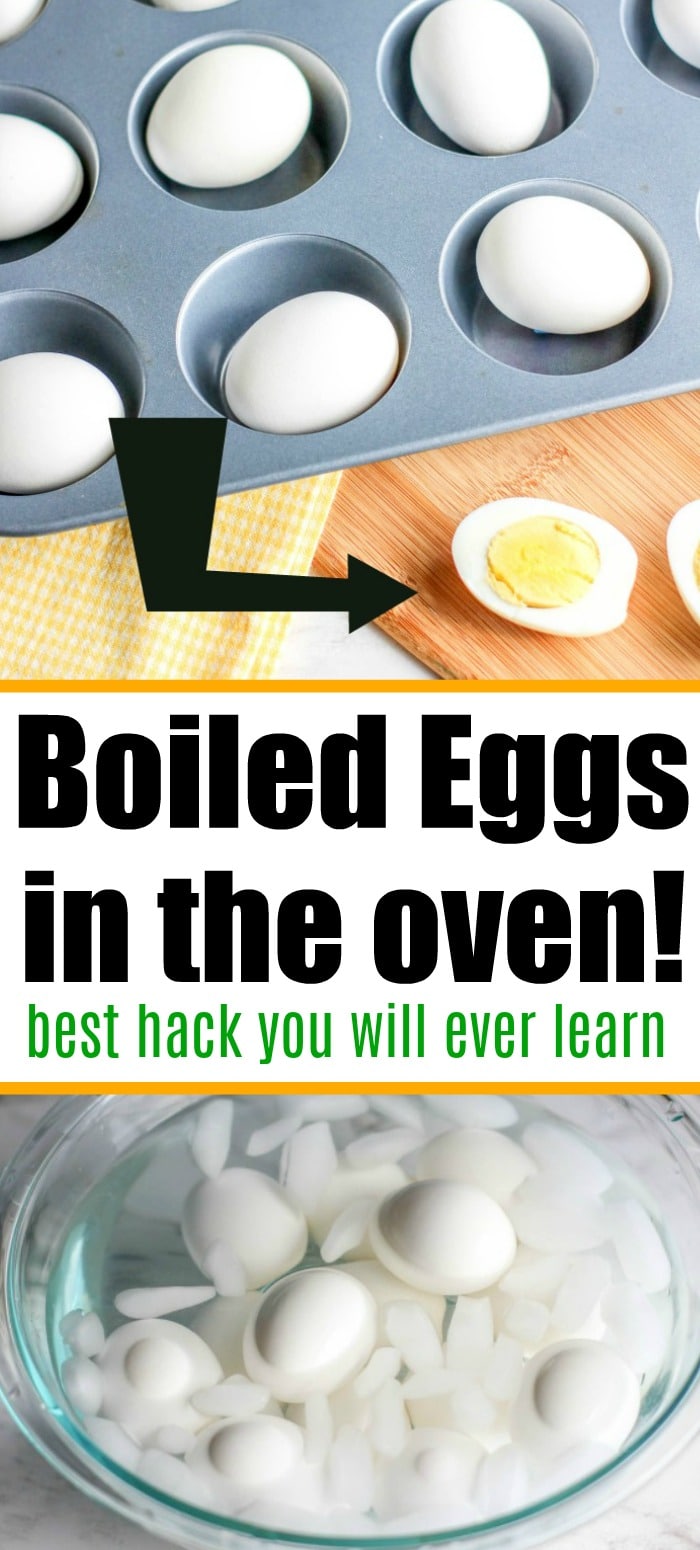 How to Hard Boil Eggs in Oven 350 Muffin Tin Hard Boiled Eggs