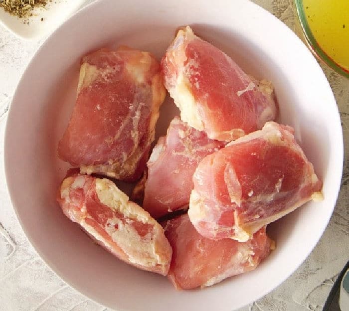 frozen chicken thighs