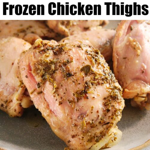 Frozen Chicken Thighs Instant Pot Recipe · The Typical Mom