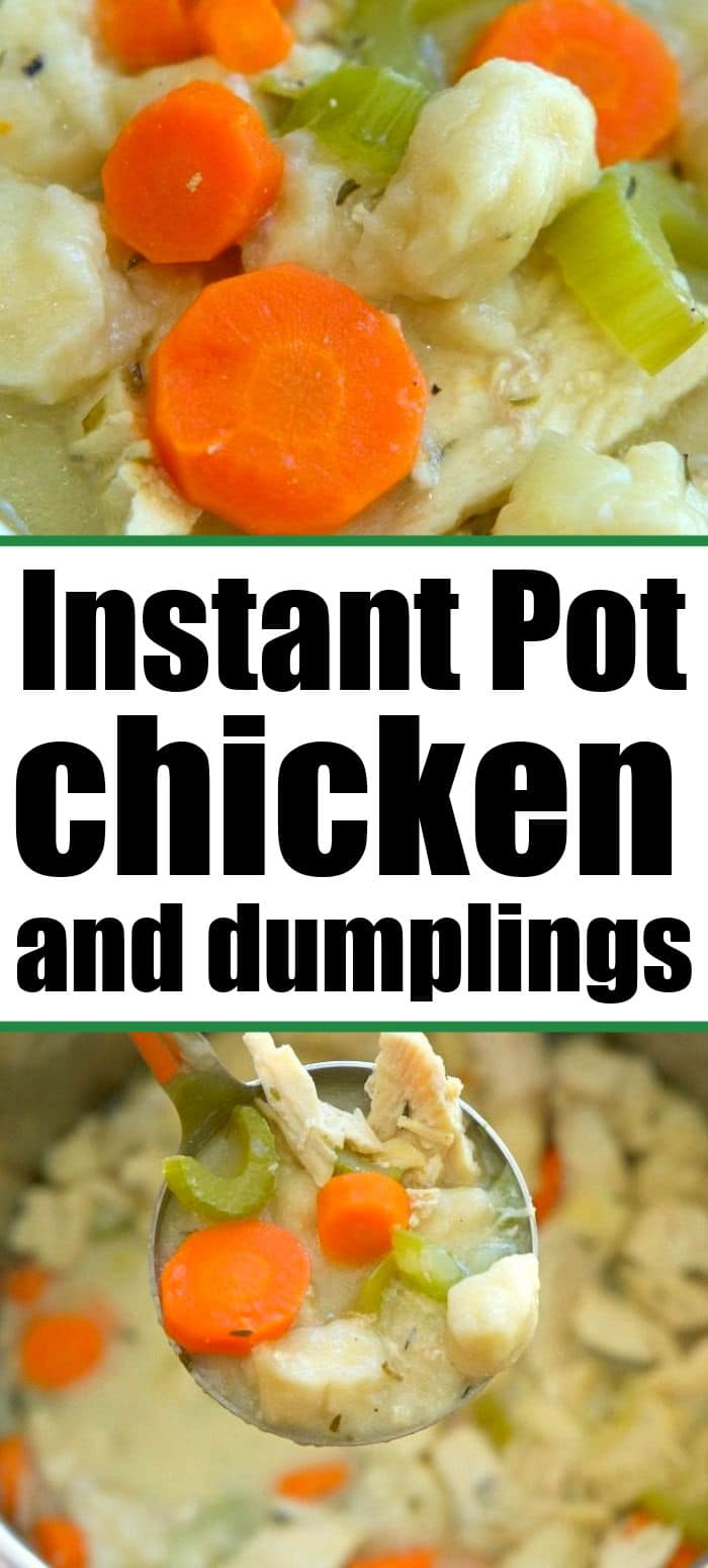 Instant Pot Chicken and Dumplings Recipe Ninja Foodi