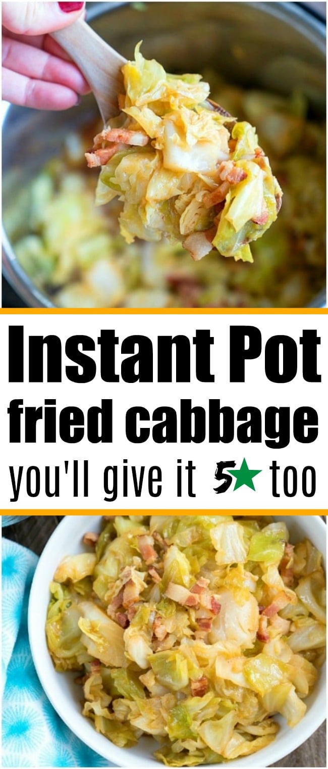 Pressure Cooker Fried Cabbage Instant Pot Cabbage Ninja Foodi