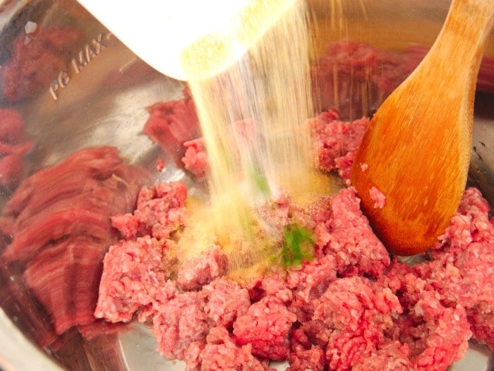 instant pot ground beef