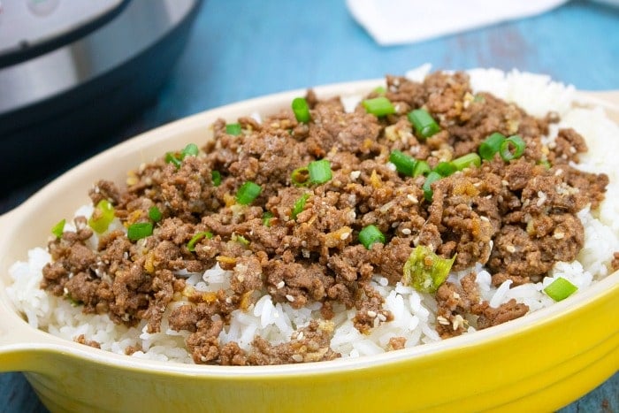 Instant Pot Korean Beef - Ninja Foodi Korean Beef - Ground Beef