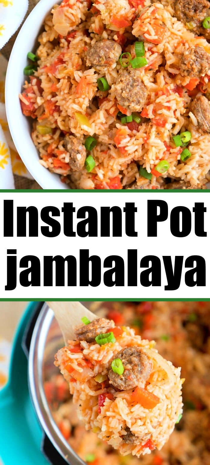 Pressure Cooker Jambalaya with Sausage Ninja Foodi Jambalaya