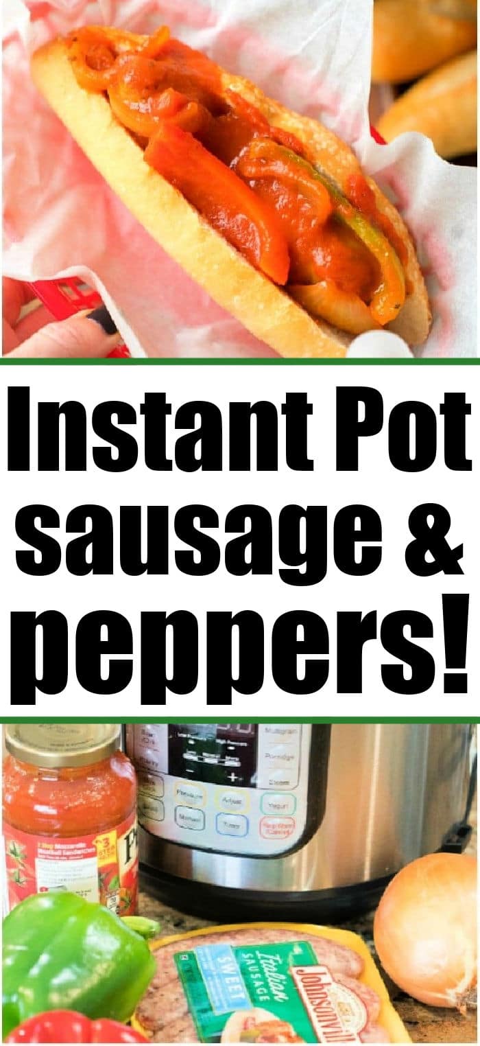 Instant Pot Pressure Cooker Sausage and Peppers Ninja Foodi