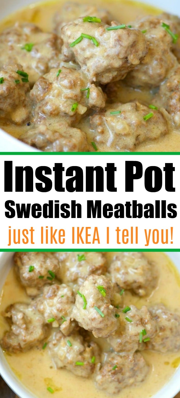 Instant Pot Swedish Meatballs Ninja Foodi Swedish Meatballs