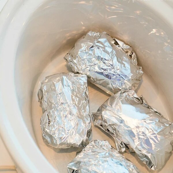 Baked Potatoes in Foil Slow Cooker