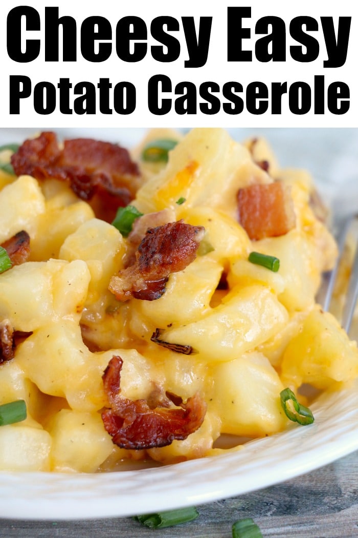 Cheesy Potato Casserole Recipe with Real Potatoes