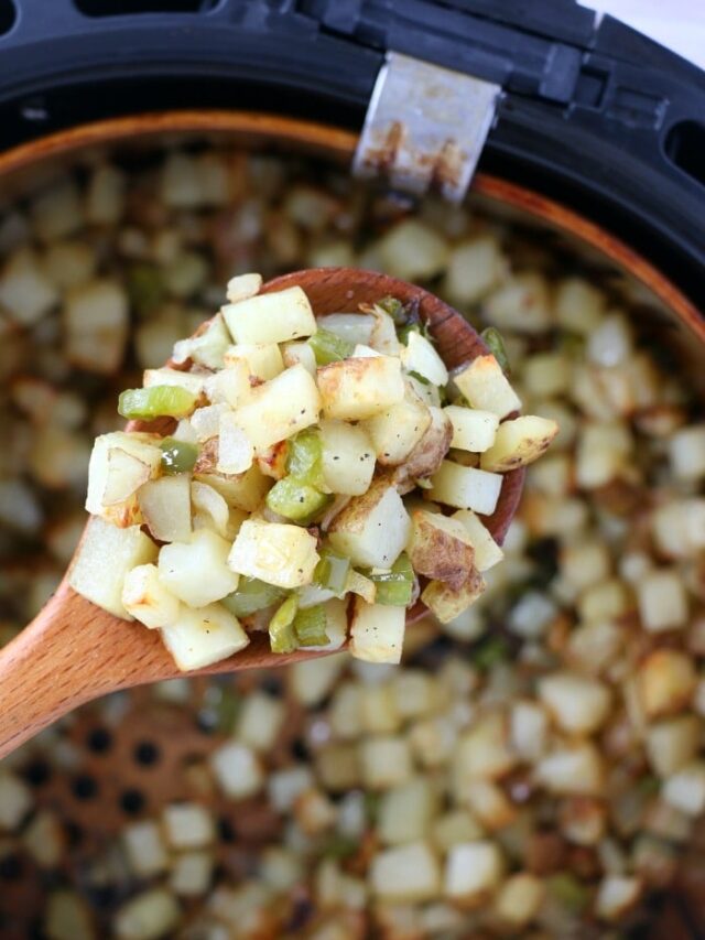 Air Fryer Diced Potatoes · The Typical Mom