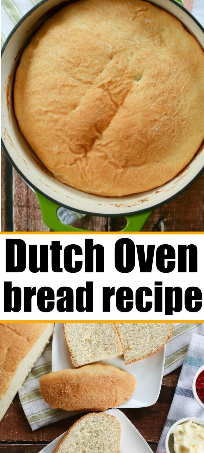 Cast Iron Dutch Oven Bread - One Pot Dutch Oven Bread